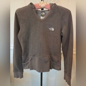 The North Face Gray V-Neck Sweater